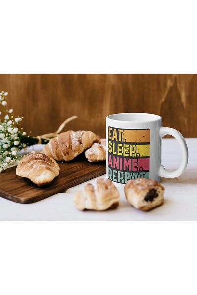 Stuff4 Birthday Mug Gifts for Men Women Him Her - Eat, Sleep, Anime, Repeat -...