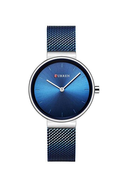 Curren Women's Water Resistant Alloy Analog Watch 9016 - 30 mm - Blue