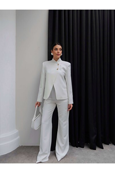 ESRAHELVACI Double Buttoned Jacket and Trousers Set