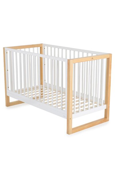 Cangaroo Sierra Crib 120x60 cm, Solid Wood, Fixed Level