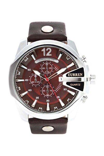 Curren Men's PU Leather Chronograph Watch