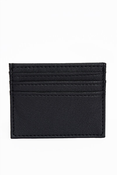 Tudors Faux leather black men's card holder