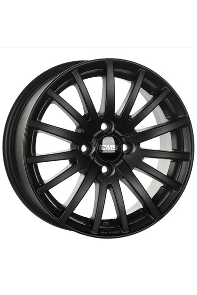 Zeetex 5X100X15 6.5 67.2 ET38 COMPLETE MATT BLACK FD (4 Adet)