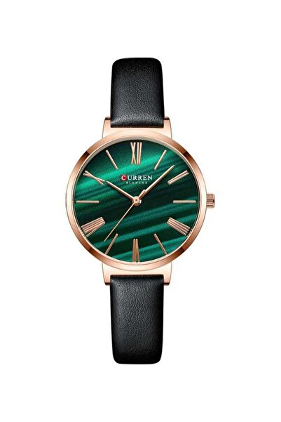 Curren Women's Water Resistant Analog Watch J-4818B-GR - 32 mm - Black