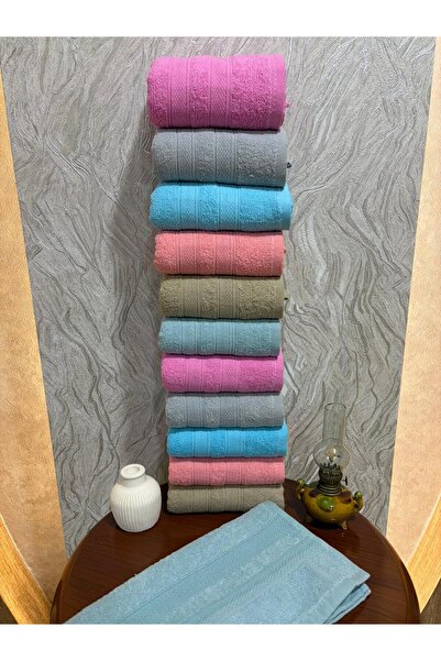 cs ilkim Samyeli̇ / Set of 12 40&70 cm Hand and Face Towels (6 Colors)