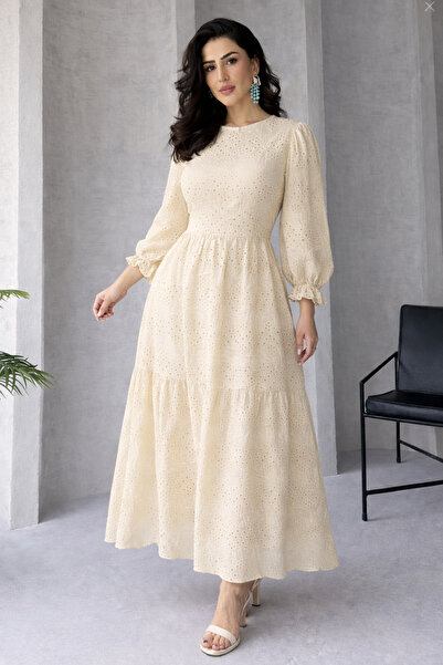 benguen Fisto Dress A1430 Cream