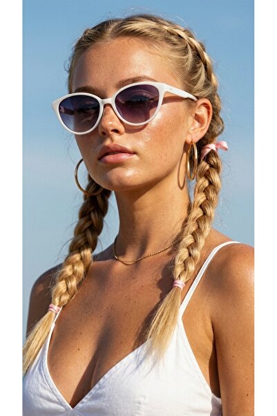 JULIANO Monre White-Black Sunglasses