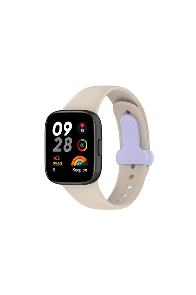 eco port Redmi Watch 3 Origin Silicone Strap (Not a Watch) - Beige