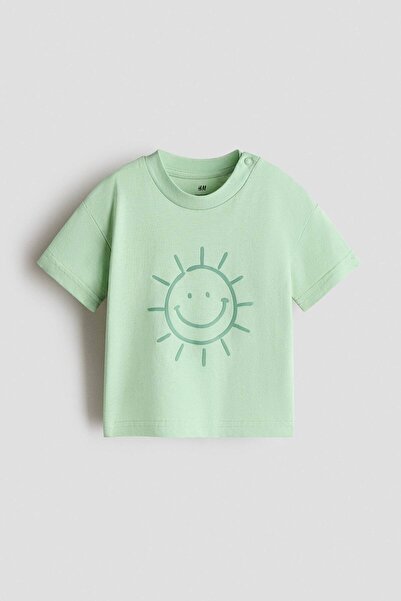 H&M Baskı Motifli Tişört