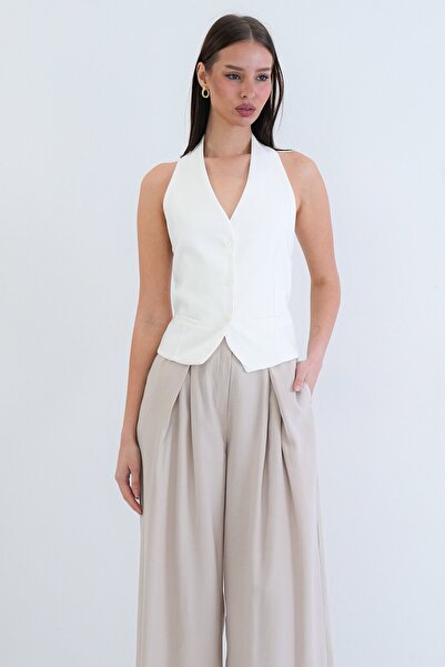 VAGGON Button Closure Classic Vest