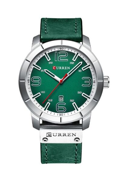 Curren Men's Water Resistant Analog Watch 8327 - 48 mm - Green