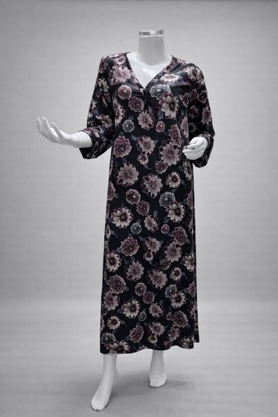BATRINA STYLE تشكيلة من ثلاث جلابيات مشجر ساتان