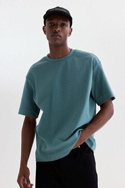 H&M İnterlok Tişört Loose Fit