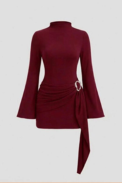 QBZ Κομψό μίνι φόρεμα με ζώνη