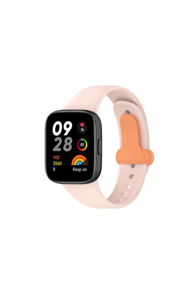 eco port Redmi Watch 3 Origin Silicone Strap (Not a Watch) - Powder