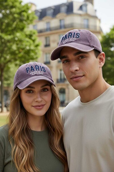 Aware Time Unisex Özle Washed Denim Cap Hat