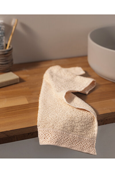 Madame Coco Angelique 2-Pack 100% Cotton Hand Towels - Beige - 30X45 cm