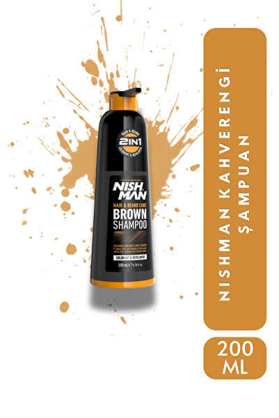NISHMAN SAÇ VE SAKAL KAHVERENGİLEŞTİRİCİ ŞAMPUAN KOLAY KULLANIM ETKİLİ SONUÇ ...