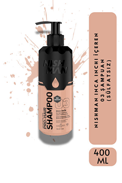 NISHMAN 03 Inca Inchı Complex / for All Hair Types / All Hair Problems - Sham...