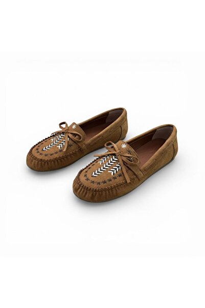 PATRON SHOES Embroidered Suede Women's Loafer