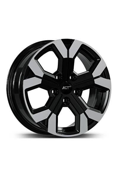 Zeetex 5X114.3X16 6.5 66.1 ET40 GLOSS BLACK LIP DIAMOND FD (4 Adet)