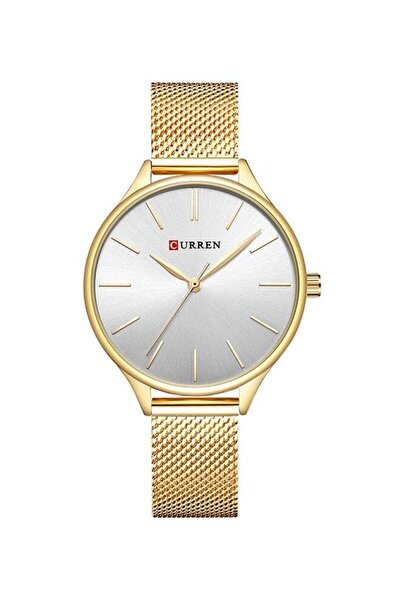 Curren Women's Water Resistant Alloy Analog Watch 9024 - 36 mm - Gold