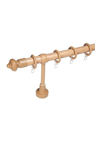 KLEIDECO galerie plastic 28 mm FILIGRANO, simpla, bej-natur ,360 cm