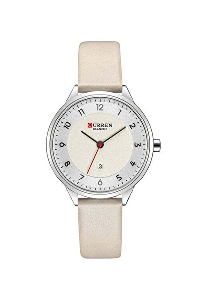 Curren Women Leather Strap Analog Wrist Watch