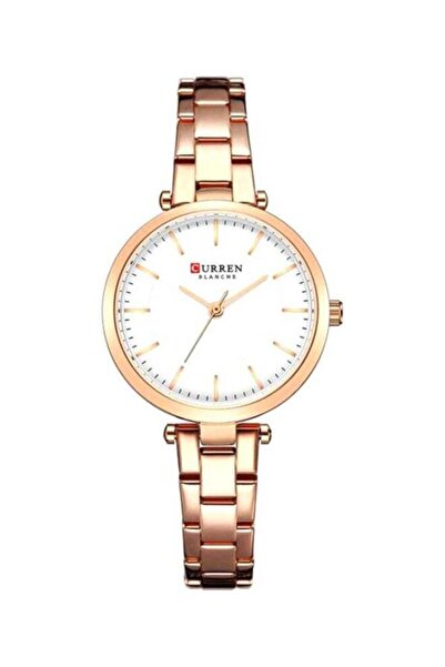 Curren Women's Water Resistant Analog Watch 9054 - 30 mm - Rose Gold