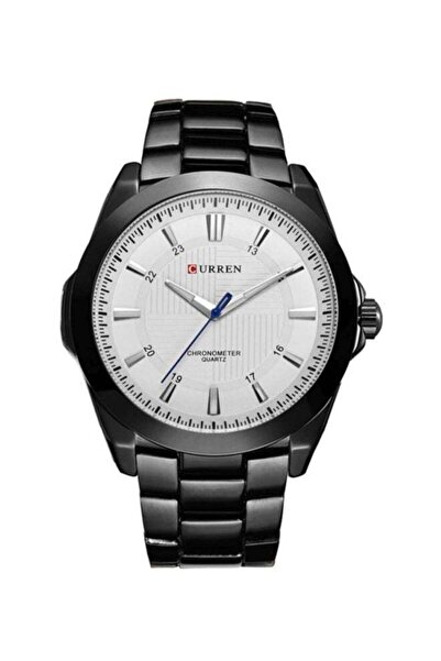 Curren Men's Water Resistant Analog Watch 8109 - 46 mm - Black