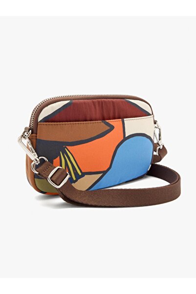 PARFOIS Kadın Desenli Teknik Kumaş Çok Amaçlı Kese