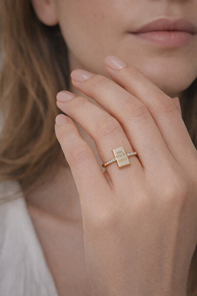 DİLEK KUYUMCULUK 14 ayar Altın külçe yüzük