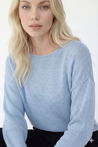 Noi Belis Oversize Boat Neck Knitwear Blouse Ss26Bz0012