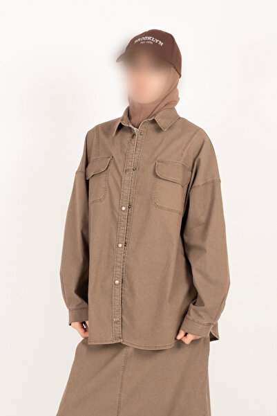 Vauva Buttoned denim jacket with pockets - slim fit denim jacket