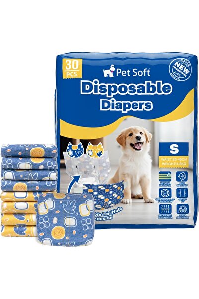 FOXMAG24 Disposable dog diapers, adjustable, female, S (19-35 CM)