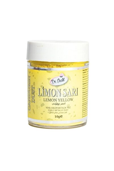 Dharst Metallic Powder Food Coloring - Dr. Gusto - 10 g - LEMON YELLOW