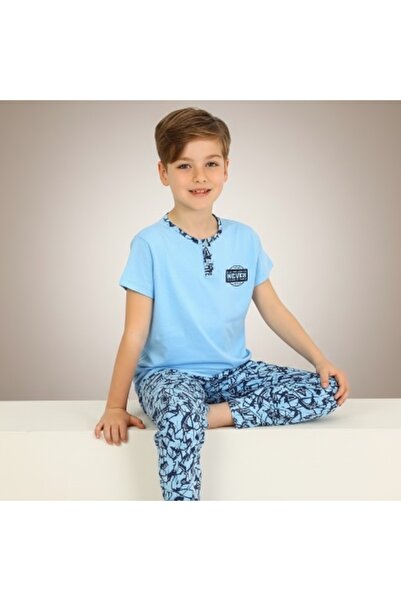 Ercahome tekstil بيجامة سترونج باتلي زرقاء 6 سنوات، 7 سنوات، 8 سنوات، 9 سنوات...