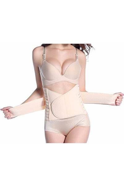 Mad Diva 2 in 1 Medical Lumbar Brace and Abdominal Belt, Beige
