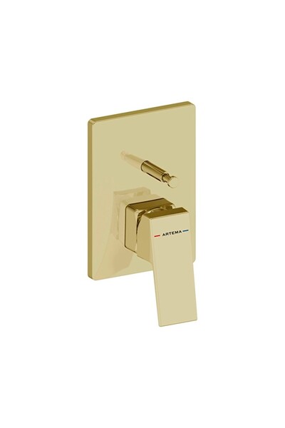 Artema ميني ماكس سكوير ميني بوكس ​​ميكانيكي مدمج للحمام باللون الذهبي الناعم ...