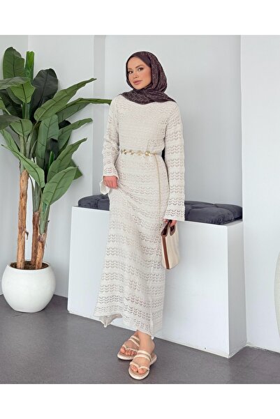 Adalenna Moda Şık Triko Örme Elbise