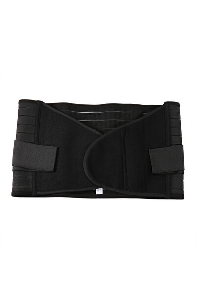 Mad Diva 2 in 1 Medical Lumbar Brace and Abdominal Belt, Black