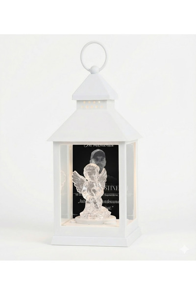 OEM Personalized Angel Lantern – Decorative LED Battery Operated Light (Memor...