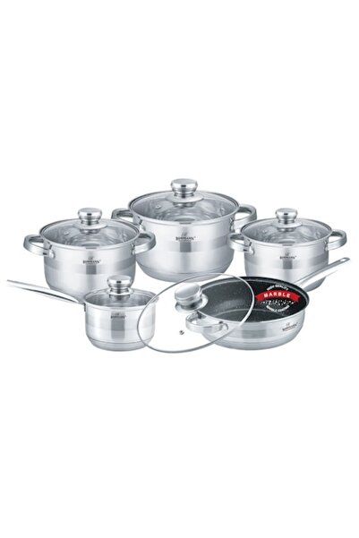 Bohmann Cooking Pot Set of 10 pcs, Induction
