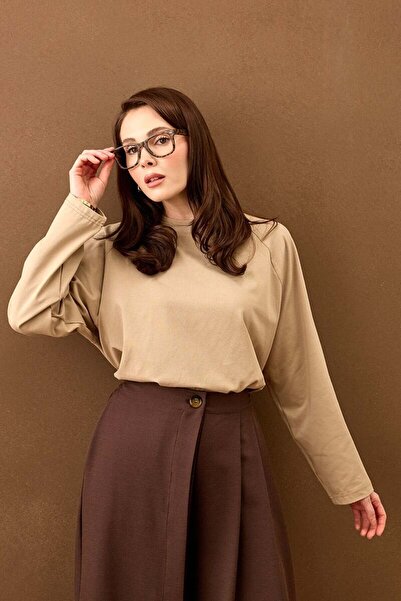 Ceylan Otantik Single Jersey Raglan Sleeve Stone Body