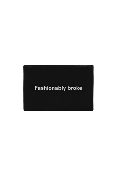 Desa Μοντέρνα και Στυλάτη Μαύρη Δερμάτινη Θήκη Καρτών KeinxDesa