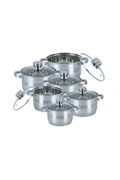 Bohmann Stainless Steel Pot Set 12 Pieces