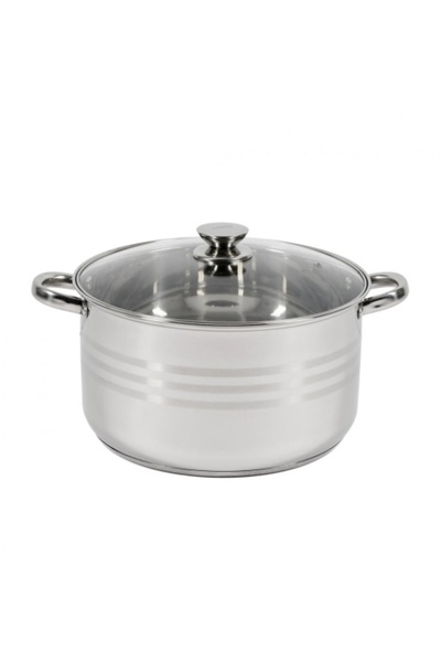 Cooking by Heinner STAINLESS STEEL POT+LID 28X15.5 CM, 9 L, MYRA,