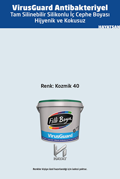 Filli Boya VirusGuard -Tam Silinebilir - Yıkanabilir Silikonlu İç Cephe Boyas...