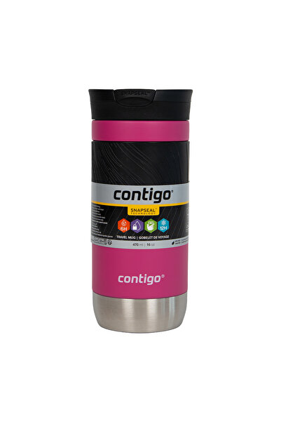 Contigo Pembe Termos 470ml – Termal Kupa – Kahve Termosu