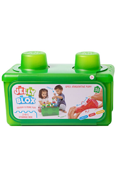 Jelly Blox Set de constructie cu blocuri senzoriale 2 in 1 in cutie
